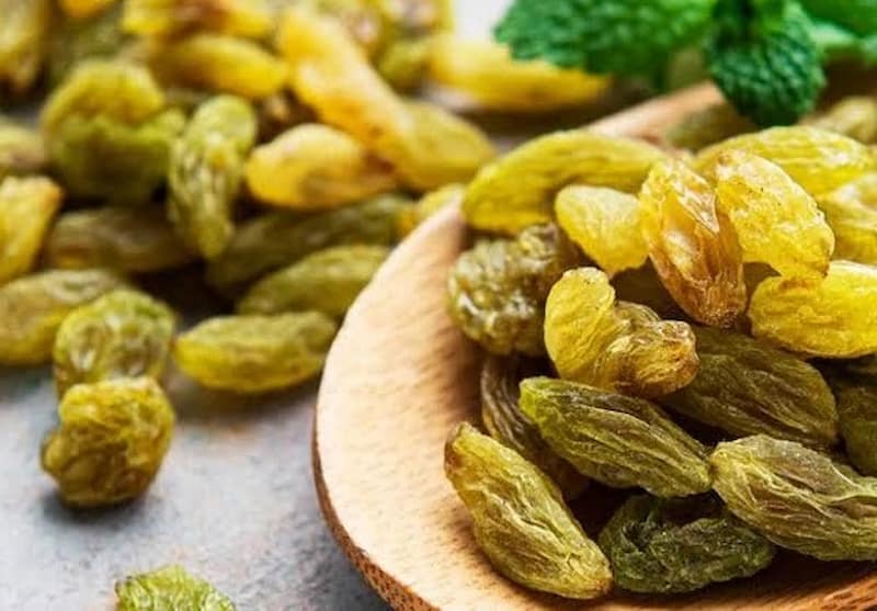 کشمش سبز آجیلی با کیفیت و ظاهر درخشان